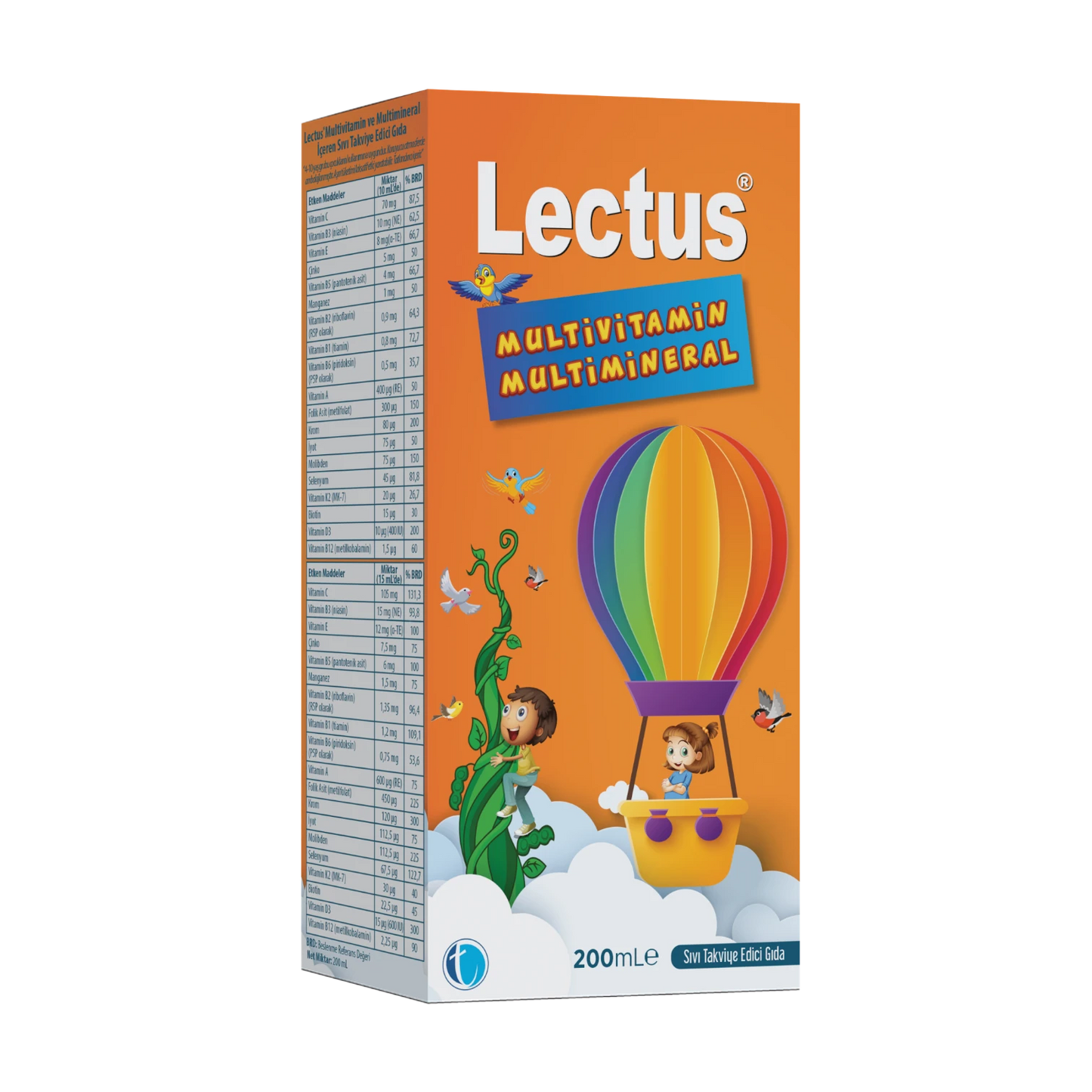 Tab İlaç Lectus Kids Balık Yağı Portakal Aromalı