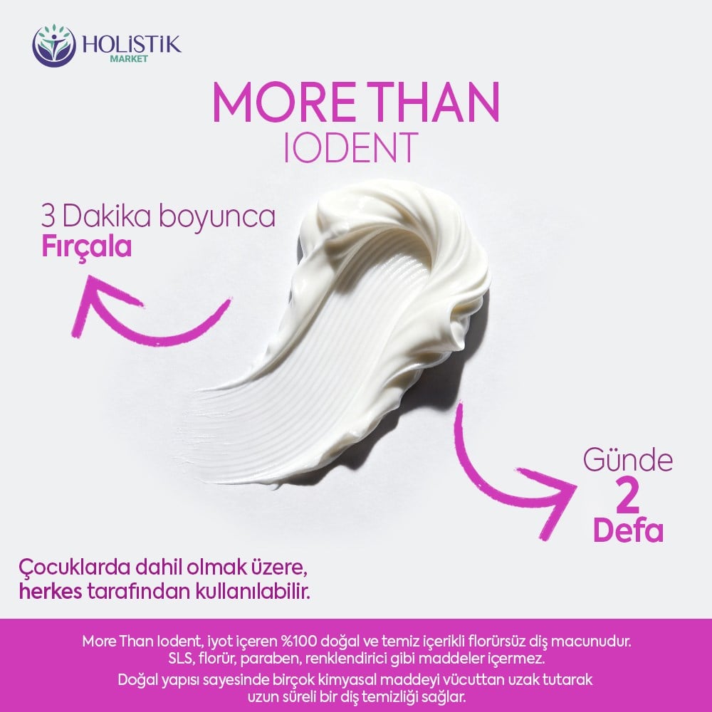 More Than Iodent Diş Macunu 100 gr