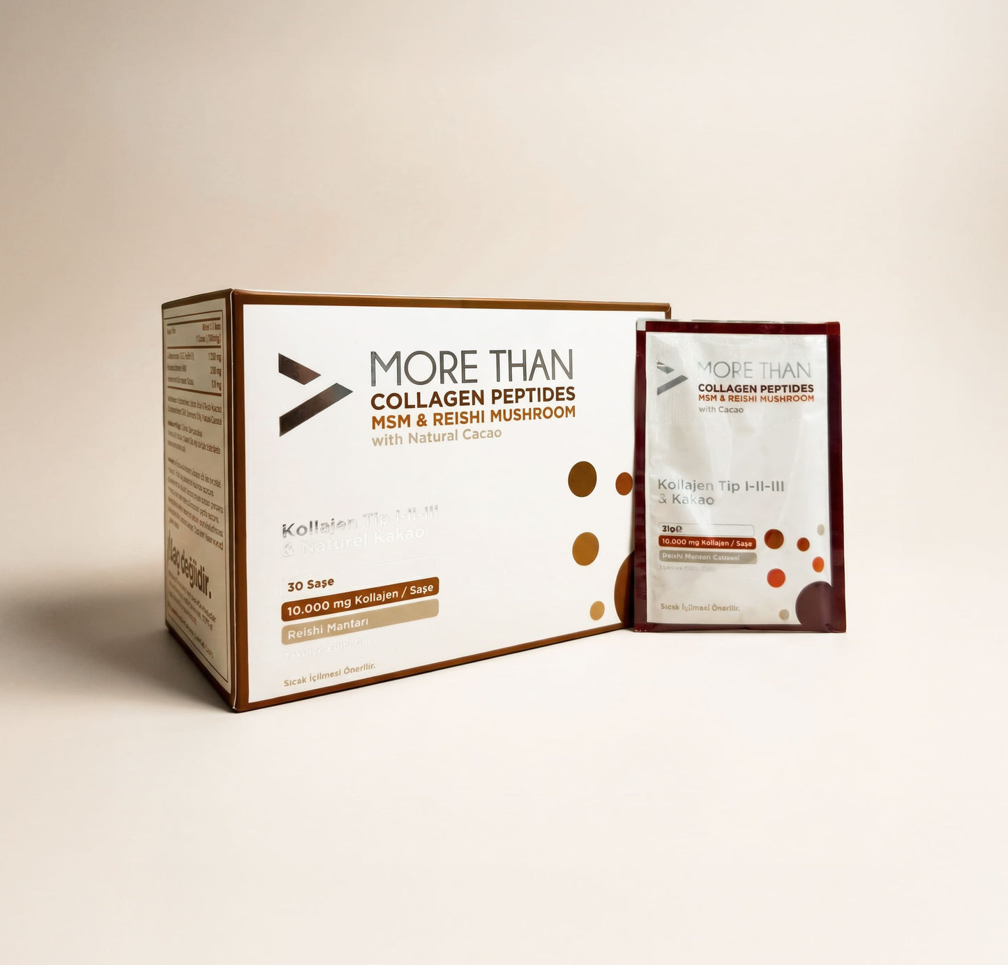 More Than Kakaolu Kolajen Peptit MSM & Reişi Mantarı