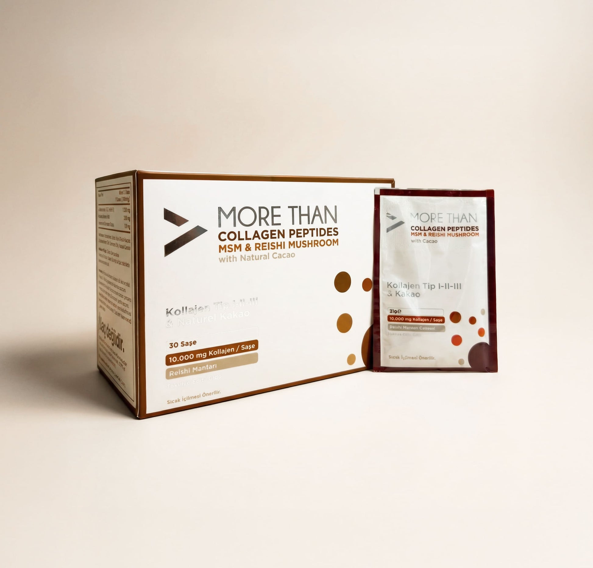 More Than Kakaolu Kolajen Peptit MSM & Reişi Mantarı