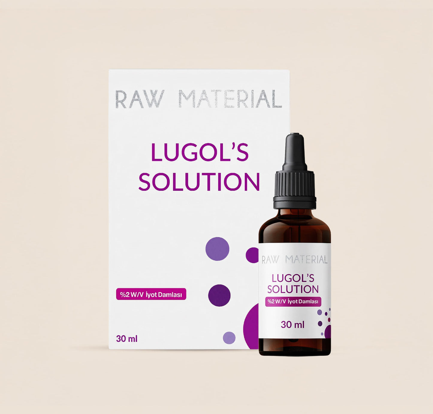 Raw Material Lugol's Solution İyot %2 Damla